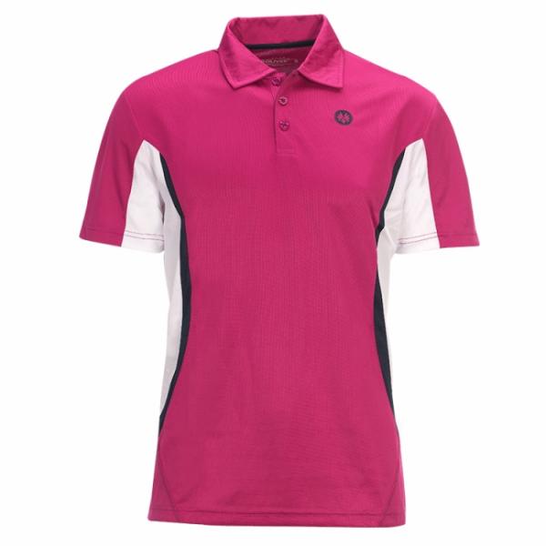 OLIVER SANTIAGO Polo-Shirt brombeer-blau